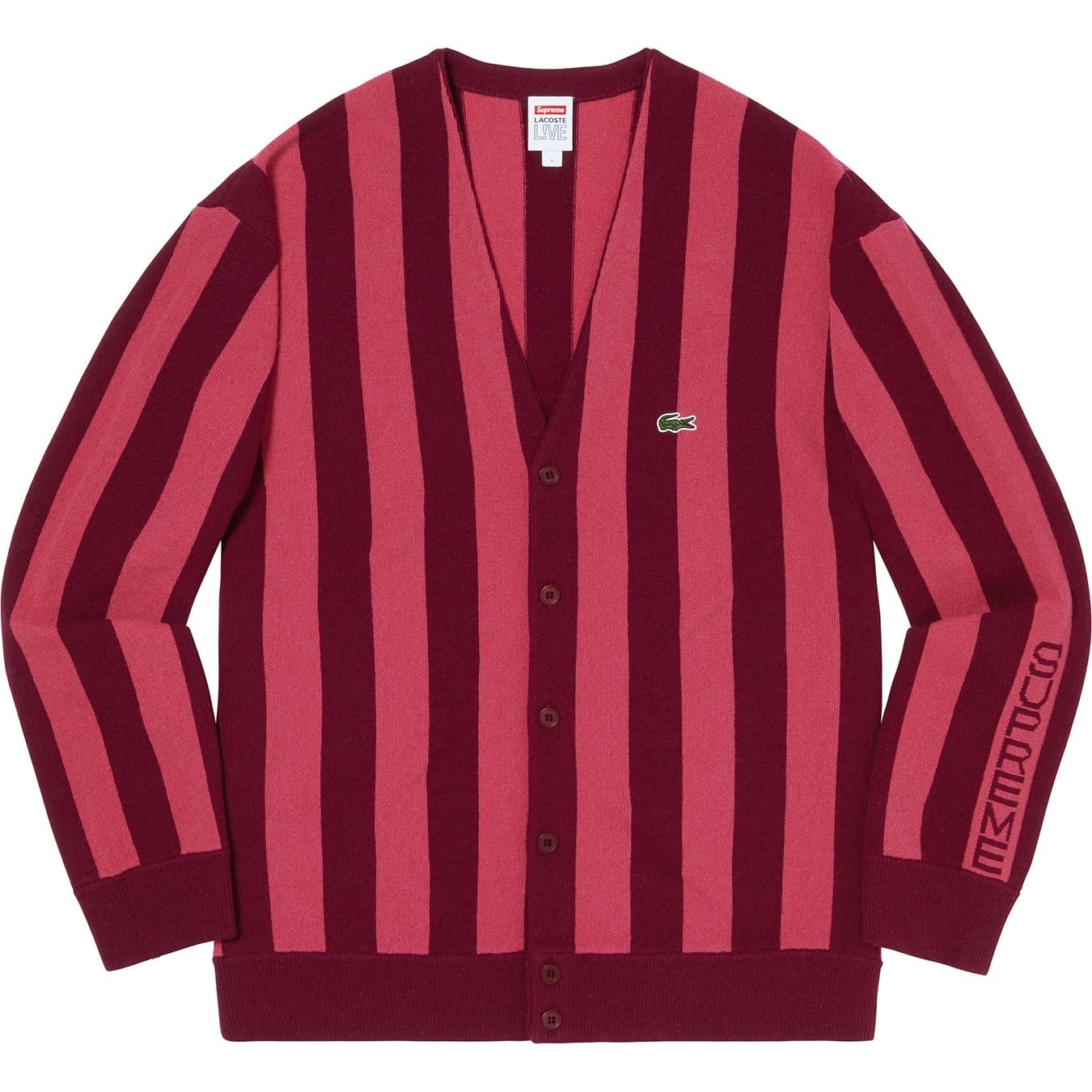 Supreme®/LACOSTE Stripe Cardigan view 5